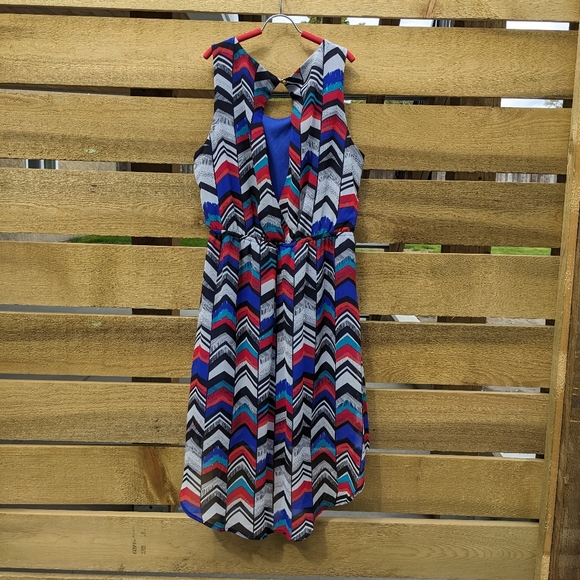 Dex Dress Multicoloured High Low Sleeveless Light Weight Summer Women's… - Picture 7 of 9
